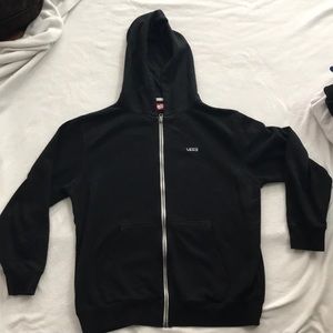 Black Vans zip hoodie